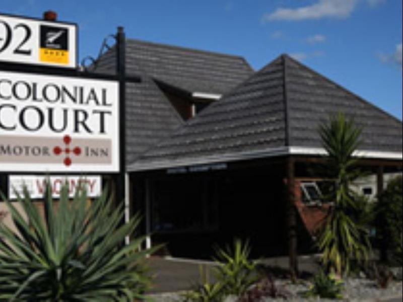 Colonial Court Motor Inn Tauranga Exterior foto